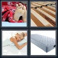 4 fotos 1 palabra 4 letras cama
