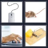 4 fotos 1 palabra 5 letras raton