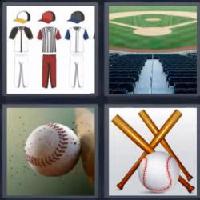 4 fotos 1 palabra 7 letras beisbol