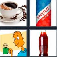 4 fotos 1 palabra 7 letras cafeina