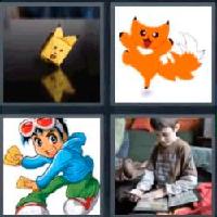 4 fotos 1 palabra 7 letras pokemon