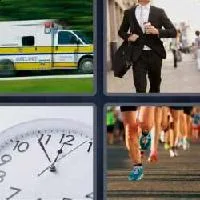 4 fotos 1 palabra 9 letras corriendo