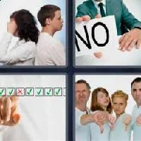 4 fotos 1 palabra 9 letras discrepar