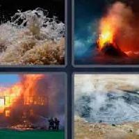 4 fotos 1 palabra 9 letras hirviente