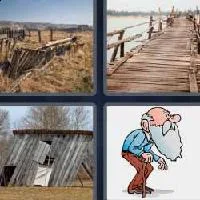 4 fotos 1 palabra 9 letras inestable
