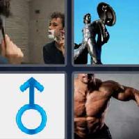 4 fotos 1 palabra 9 letras masculino