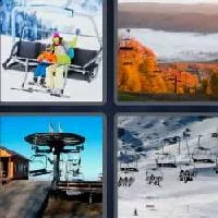 4 fotos 1 palabra 9 letras telesilla